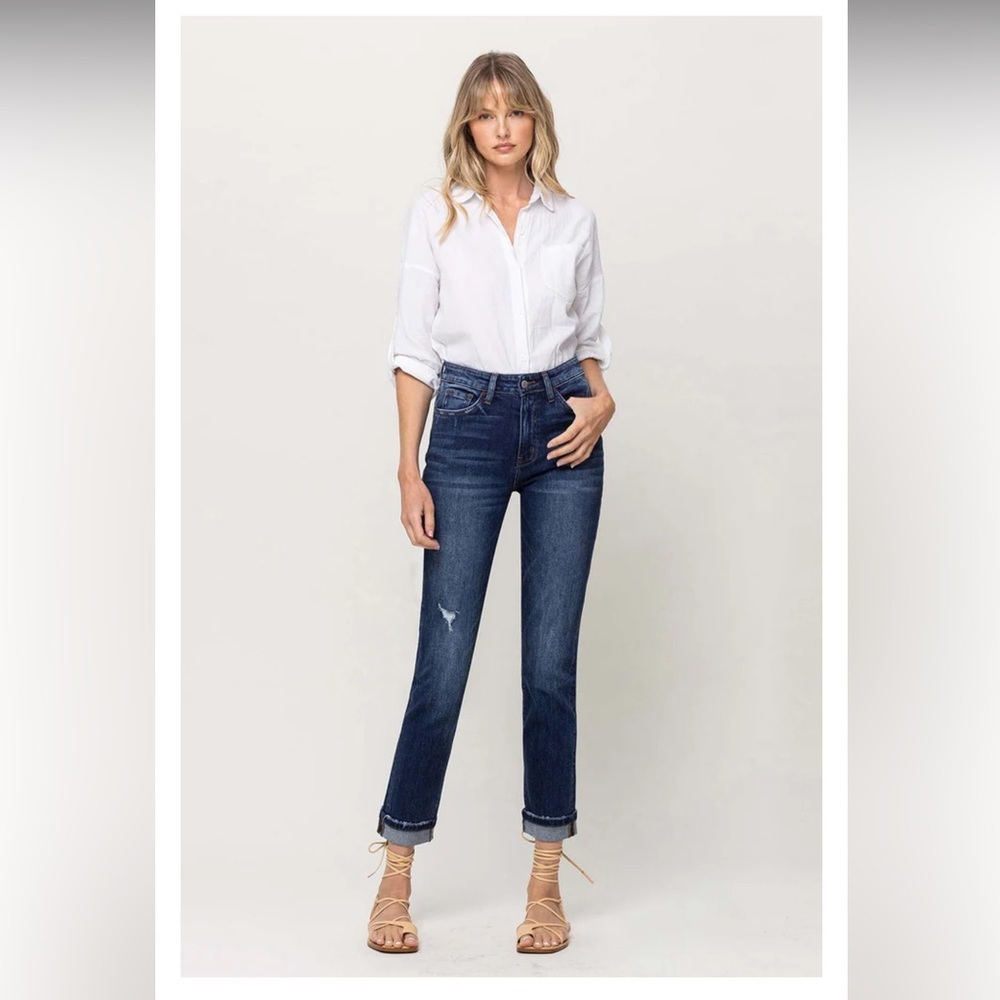 Flying Monkey High-Rise Boyfriend Jeans